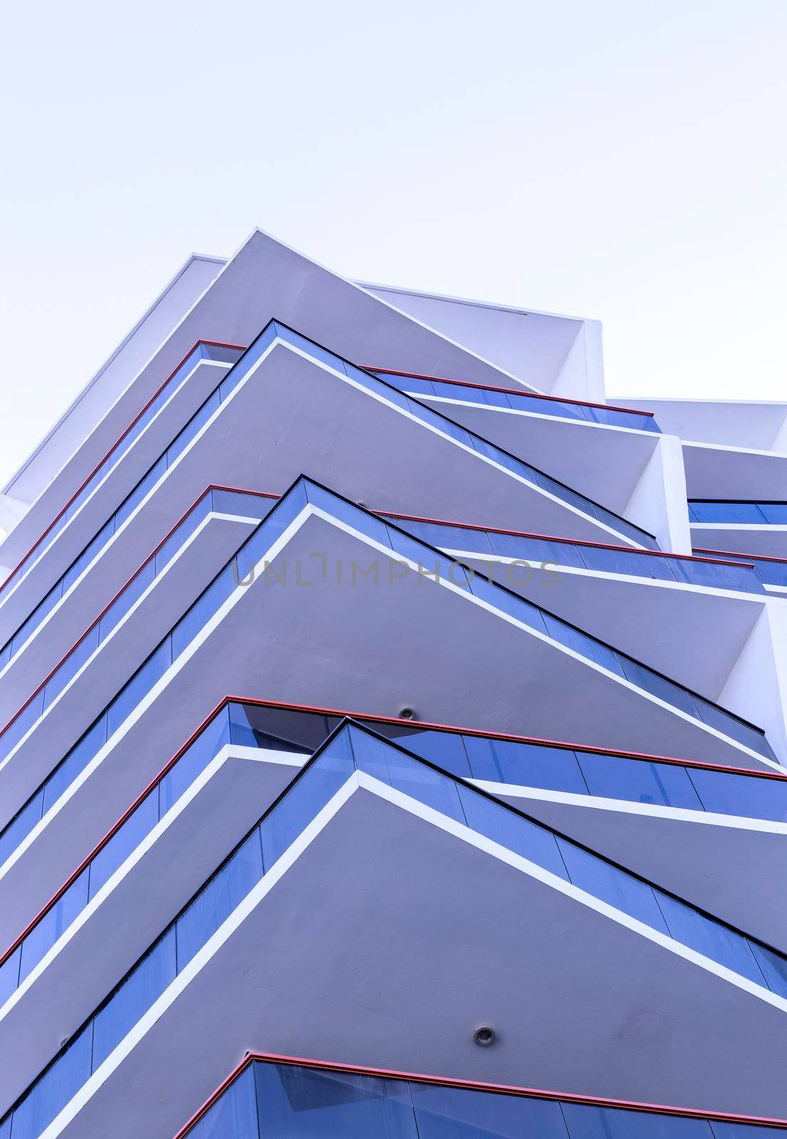 Dubai, UAE - 03.26.2021 Facade of a binghatti sapphire building in Dubai Silicon Oasis area of the city.