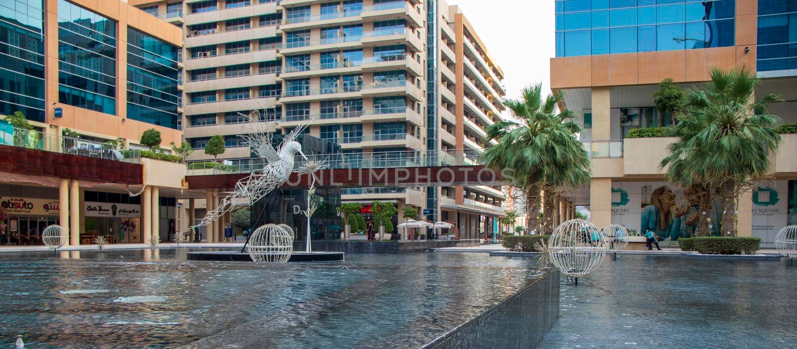 Bay Square area in Business Bay district in Dubai, UAE. Outdoors