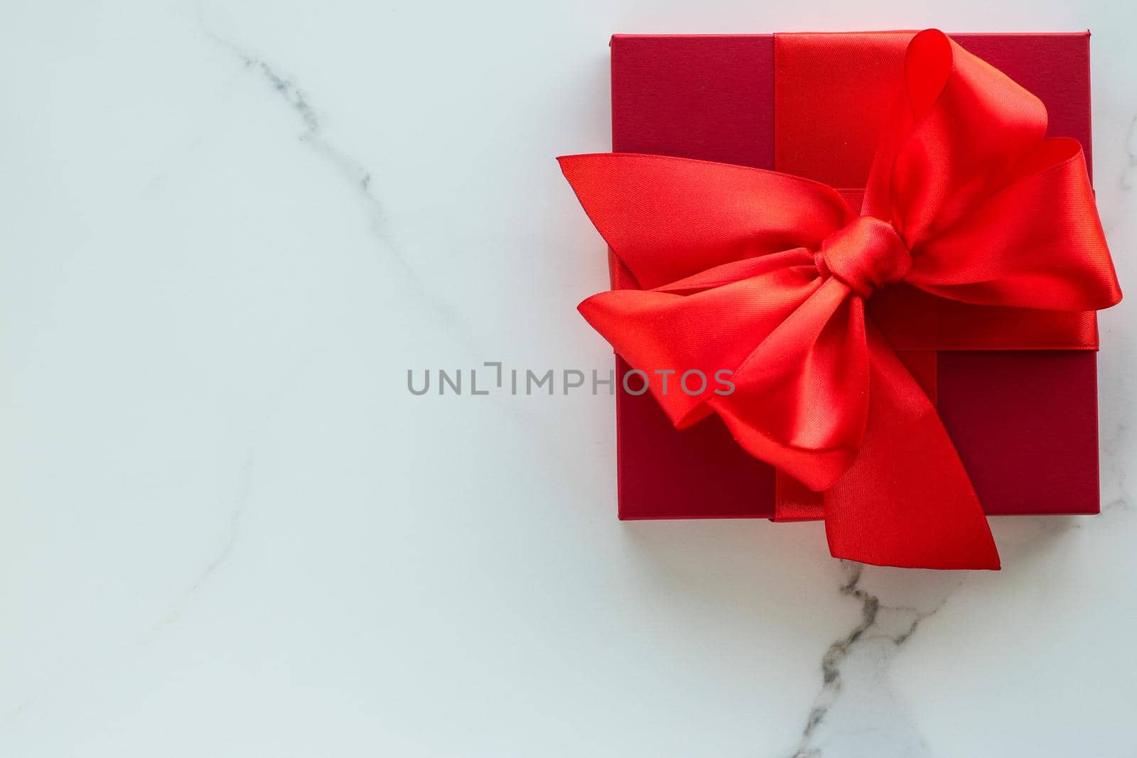 Romantic celebration, lifestyle and birthday present concept - Luxury red holiday gifts on marble