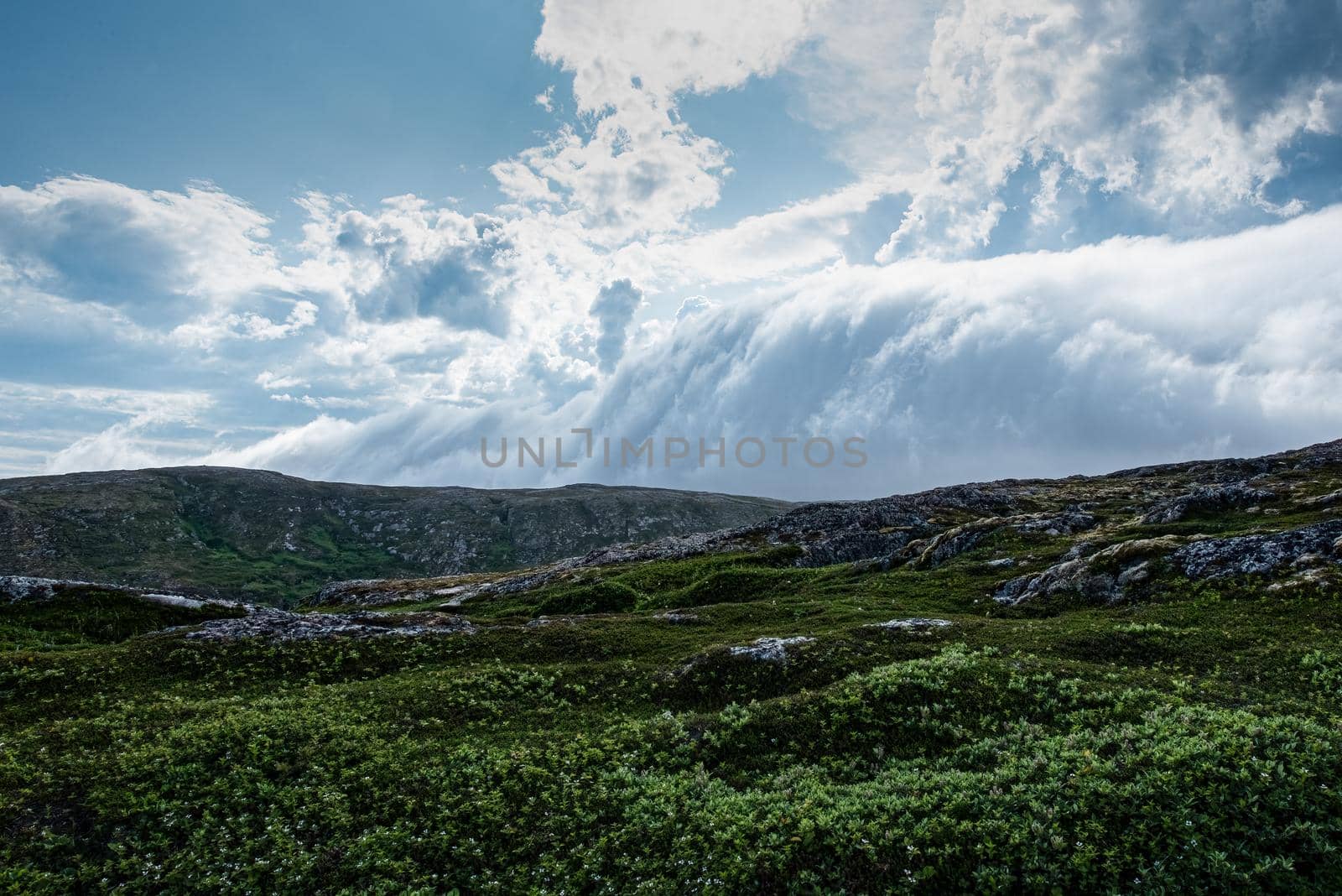 Dramatic Labrador Landscape and Sky near Battle Harbor