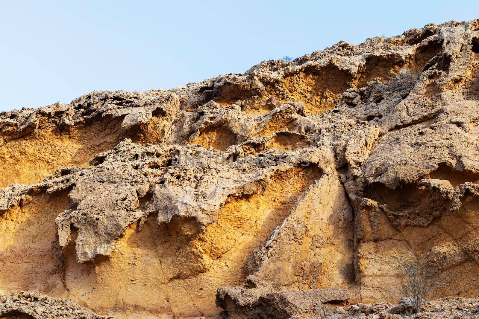 93 million years old rocks formations known as Jebels in Buhais area of Sharjah emirate,