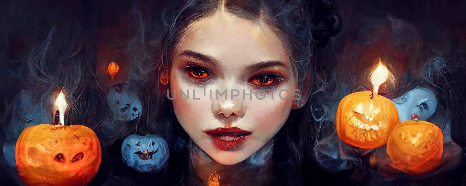 Halloween celebration party illustration, wallpaper, background, tickets and advertising. by jbruiz78