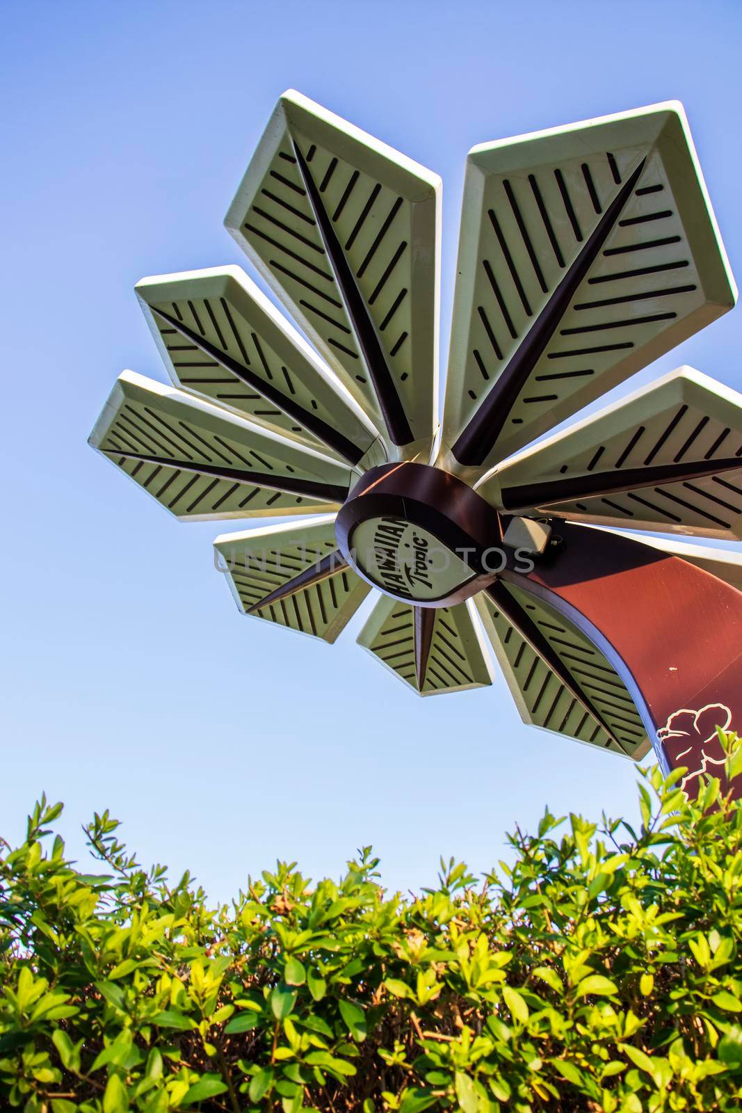 Smart palm installation in the creek park, Dubai