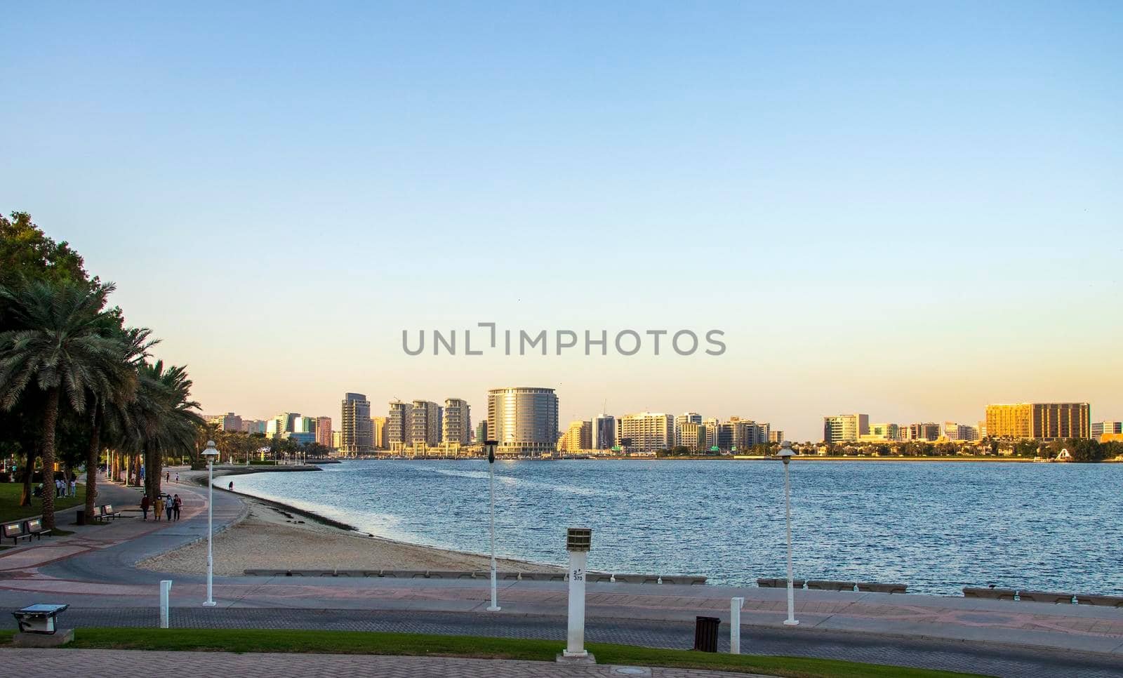 One of the public parks of Dubai.