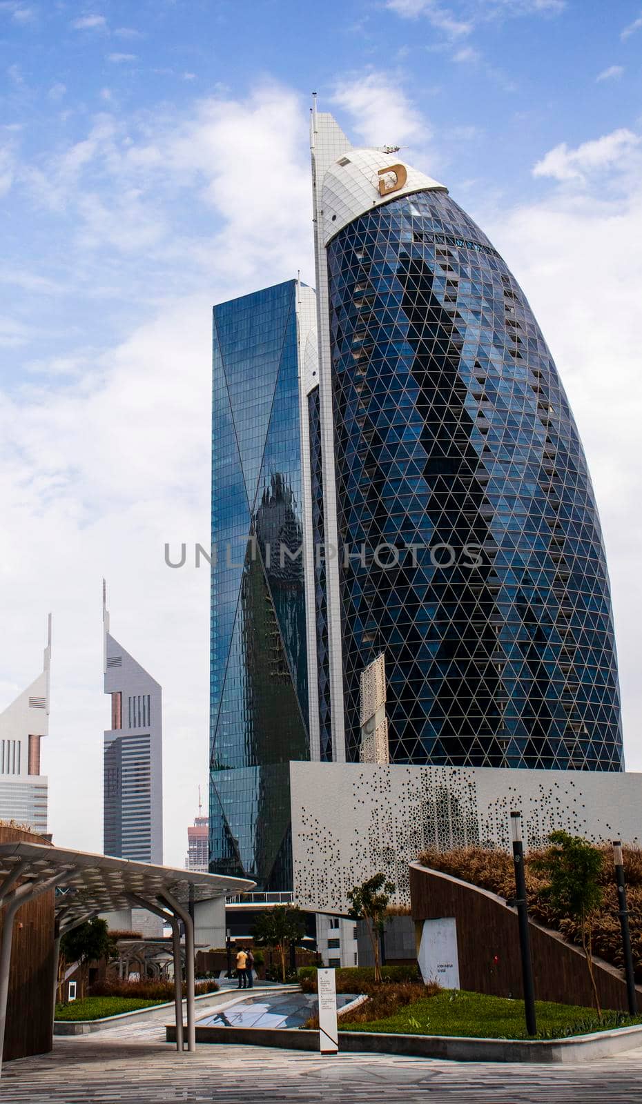 Dubai, UAE - 02.25.2021 Park towers by DAMAC in Dubai International Financial Center.