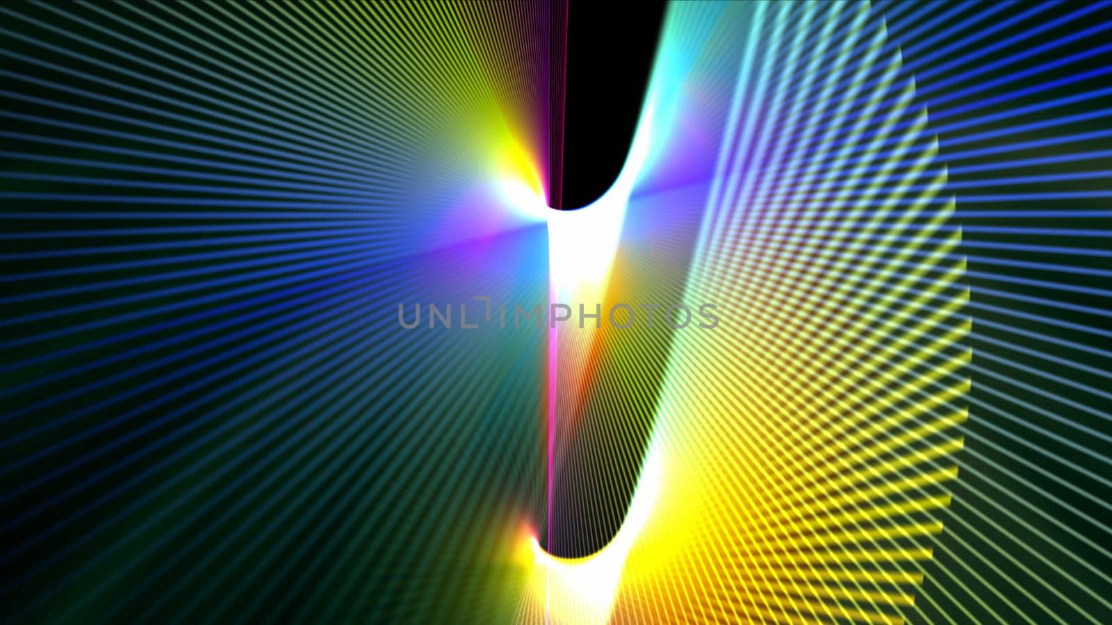 colorful lines of abstract background, 3D rendering by alex_nako