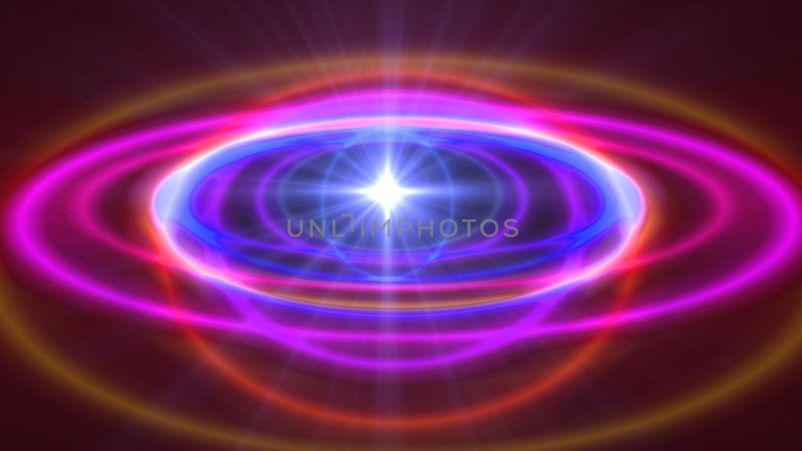 Abstract atom color rings background by alex_nako