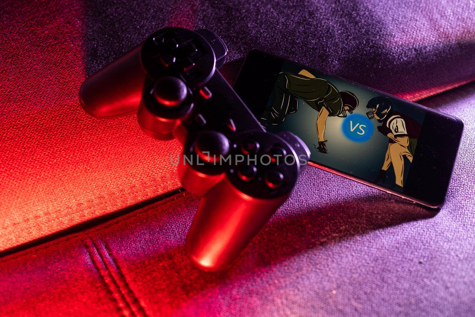 game joystick. Concept of gaming and entertainment