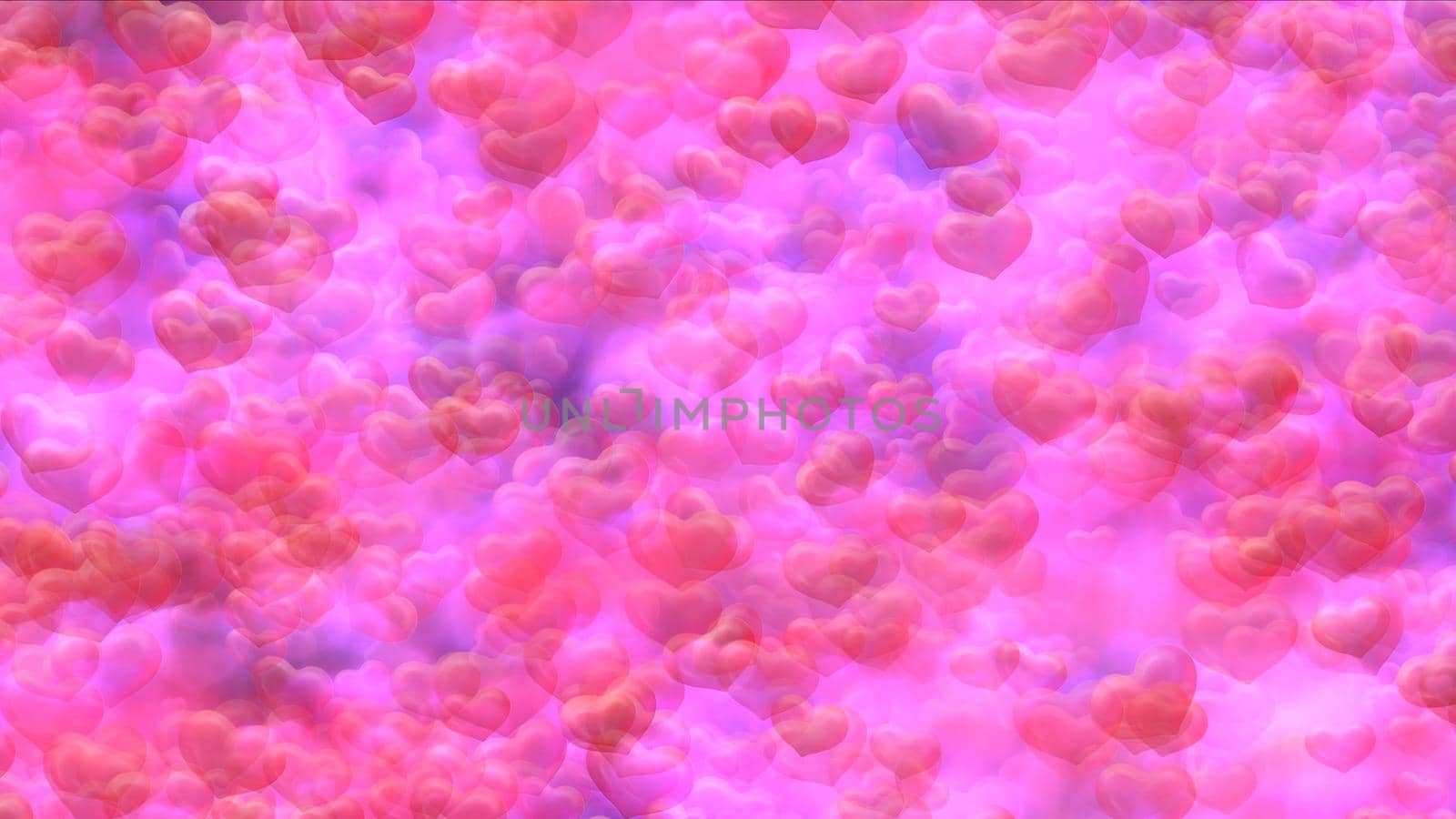 Heart valentine light pink background illustration by alex_nako