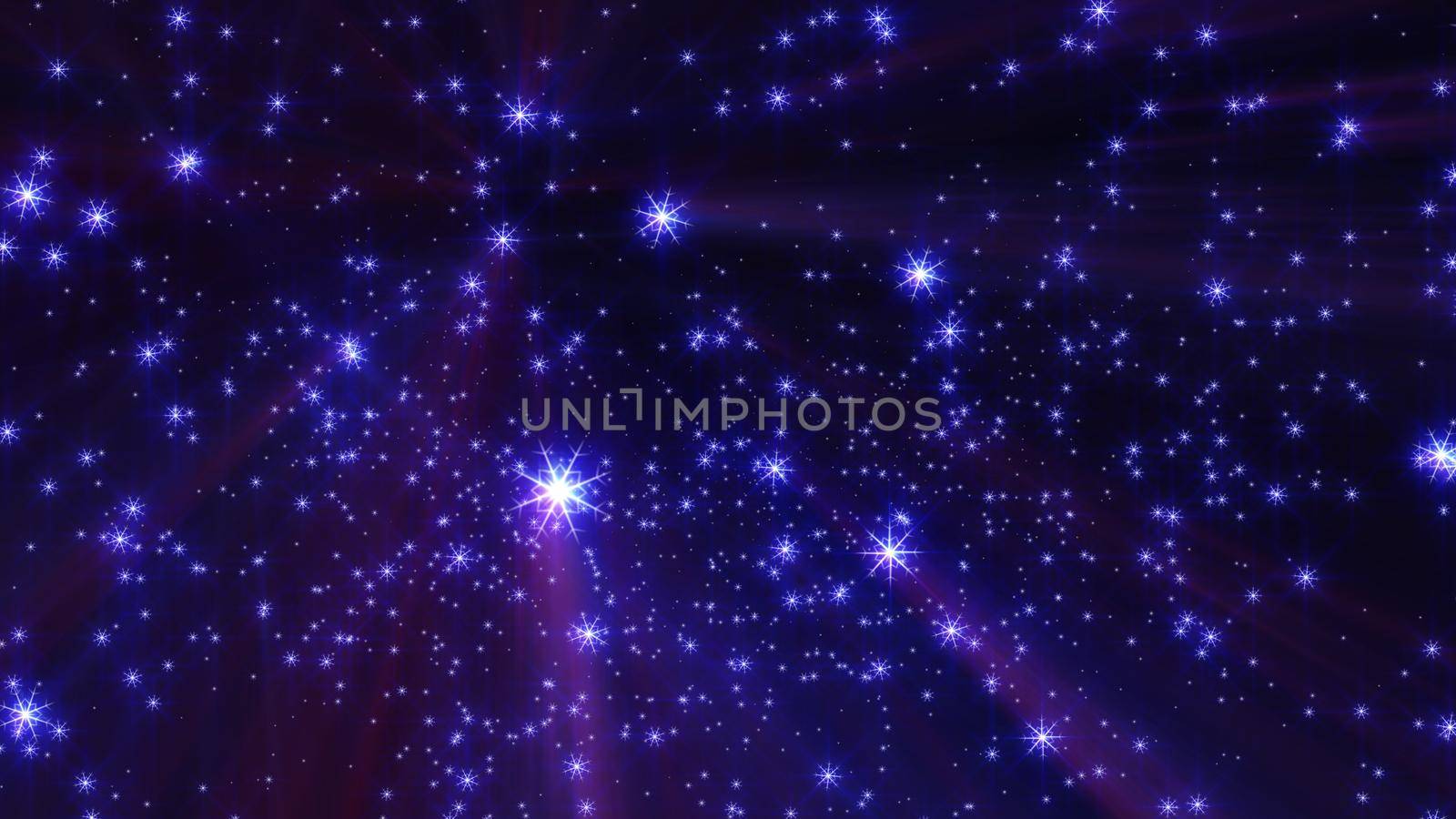 christmas snow stars light at night illustration