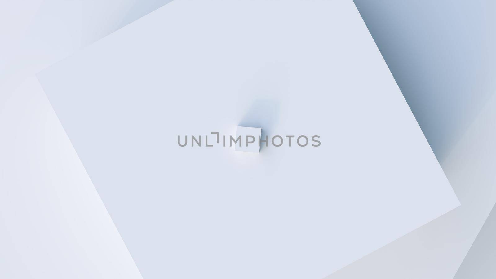White cubes abstract background. 3d illustration. Background for your design