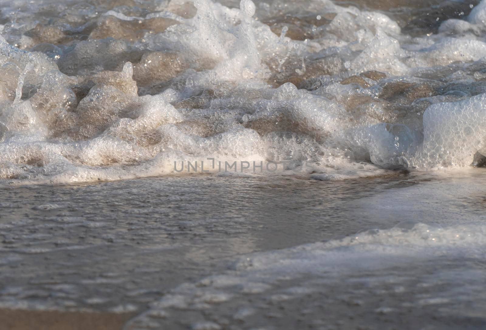 wave splash sea beach macro, close up