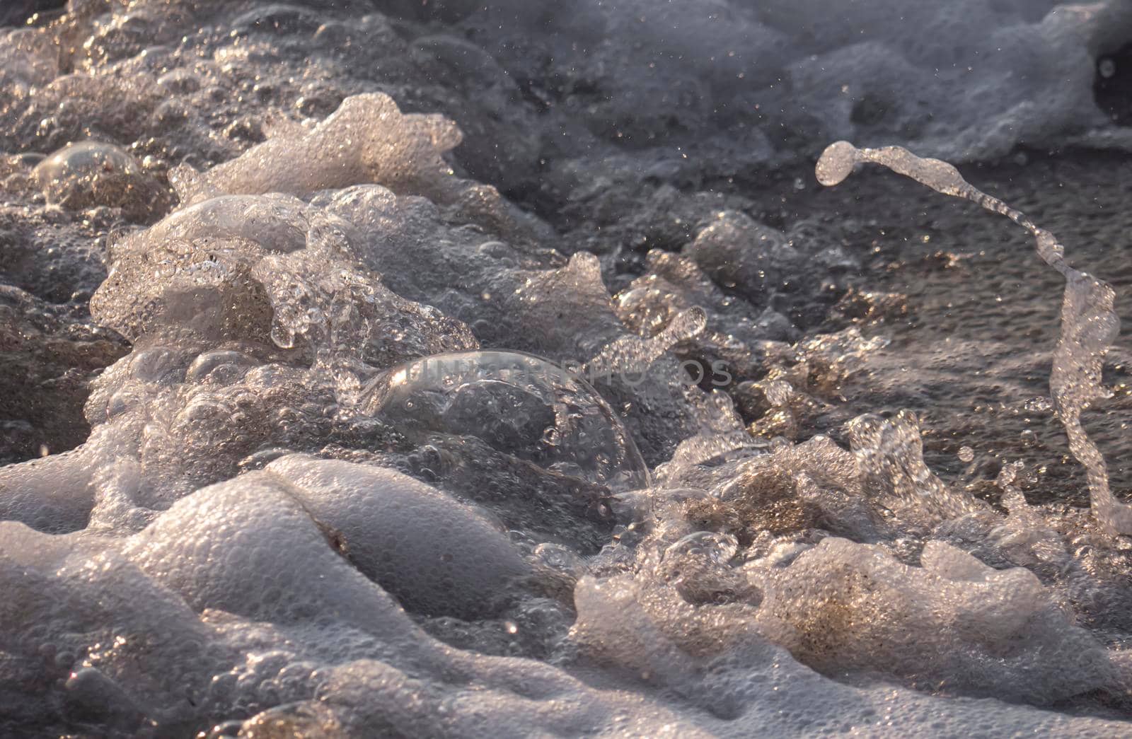 wave splash sea beach macro by alex_nako