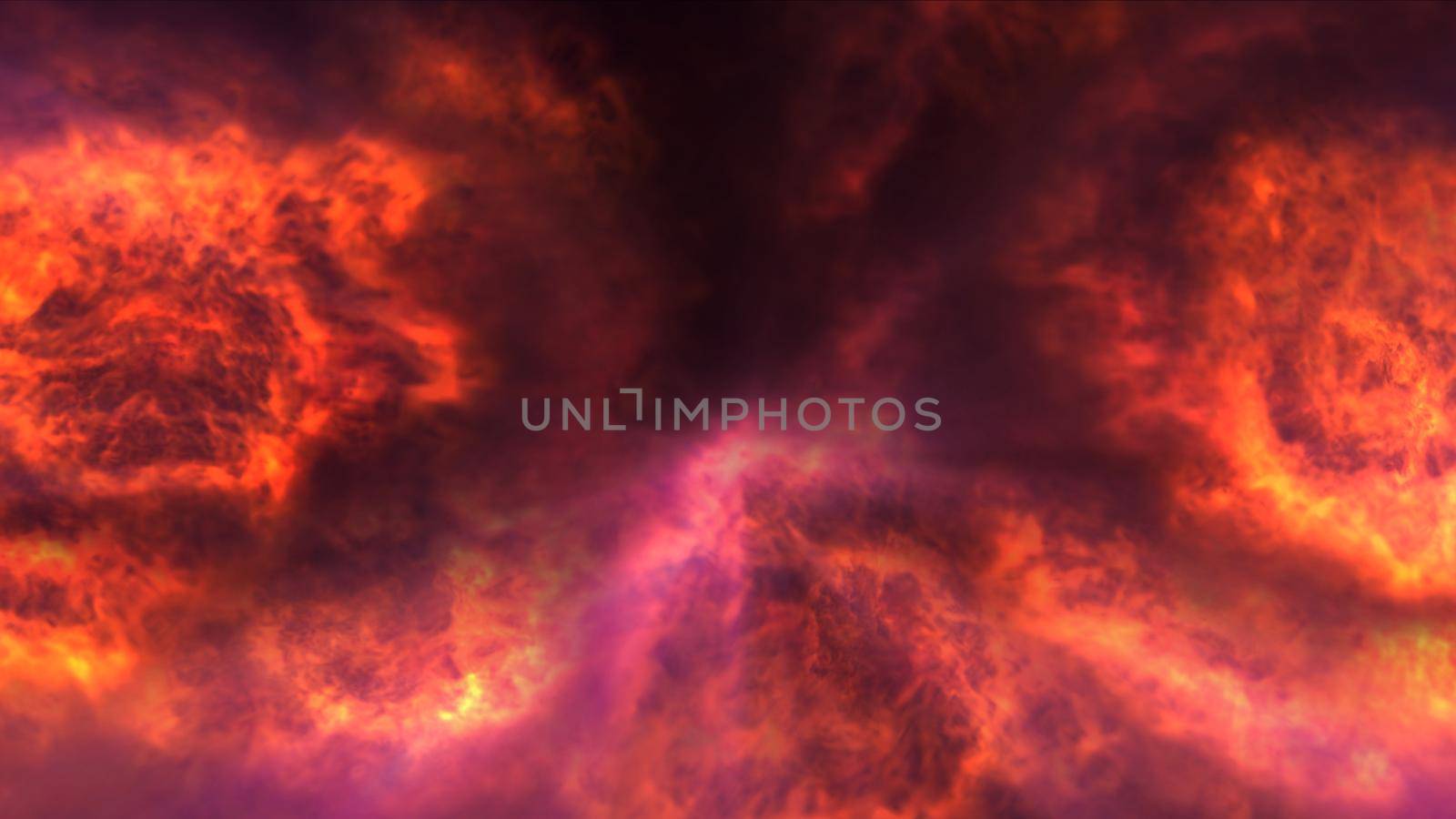 fire flame explosion in space by alex_nako