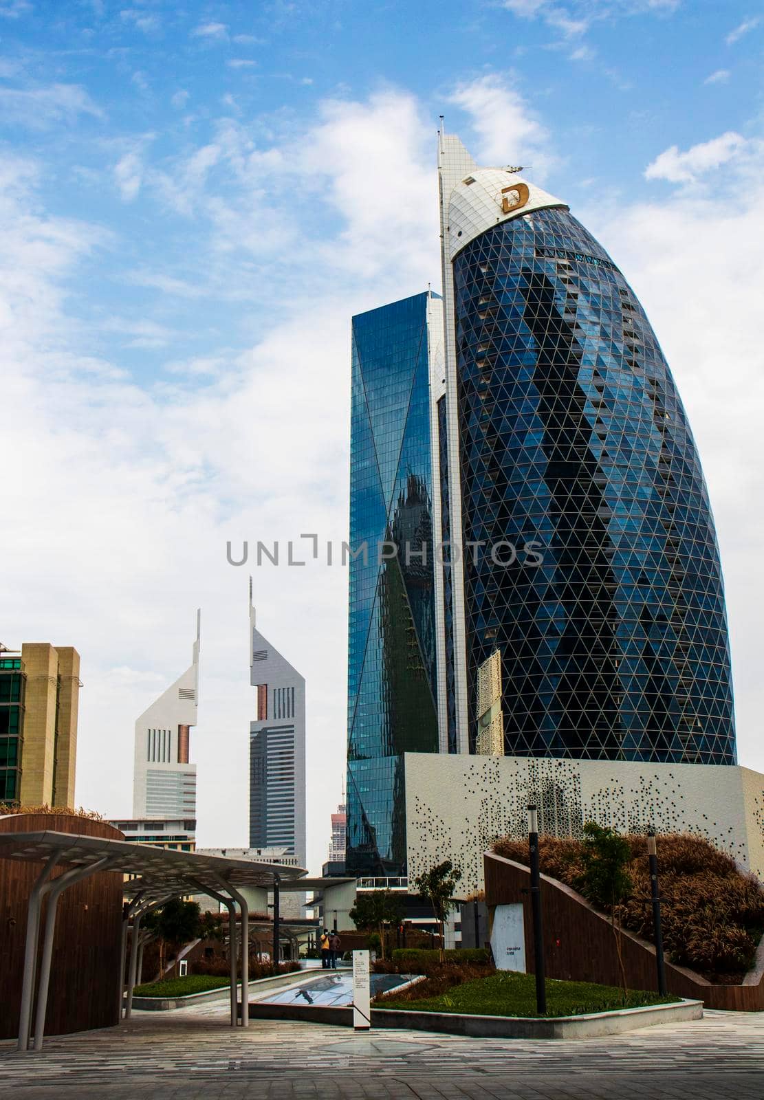 Dubai, UAE - 02.25.2021 Park towers by DAMAC in Dubai International Financial Center.