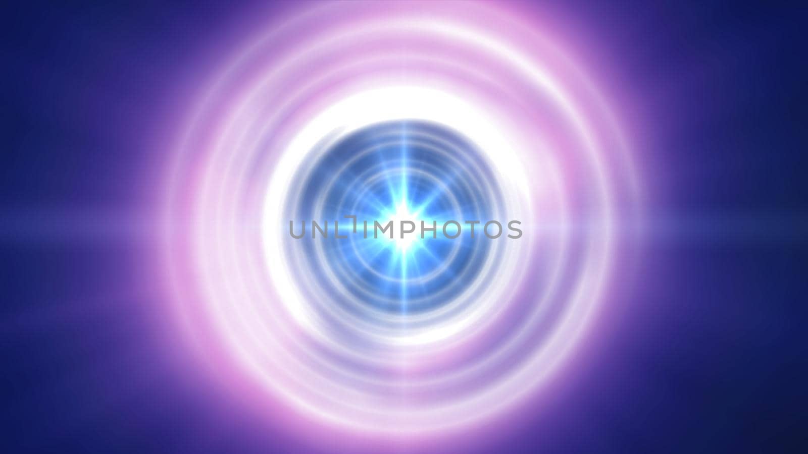 rings light ray Orb neon ray light illustration