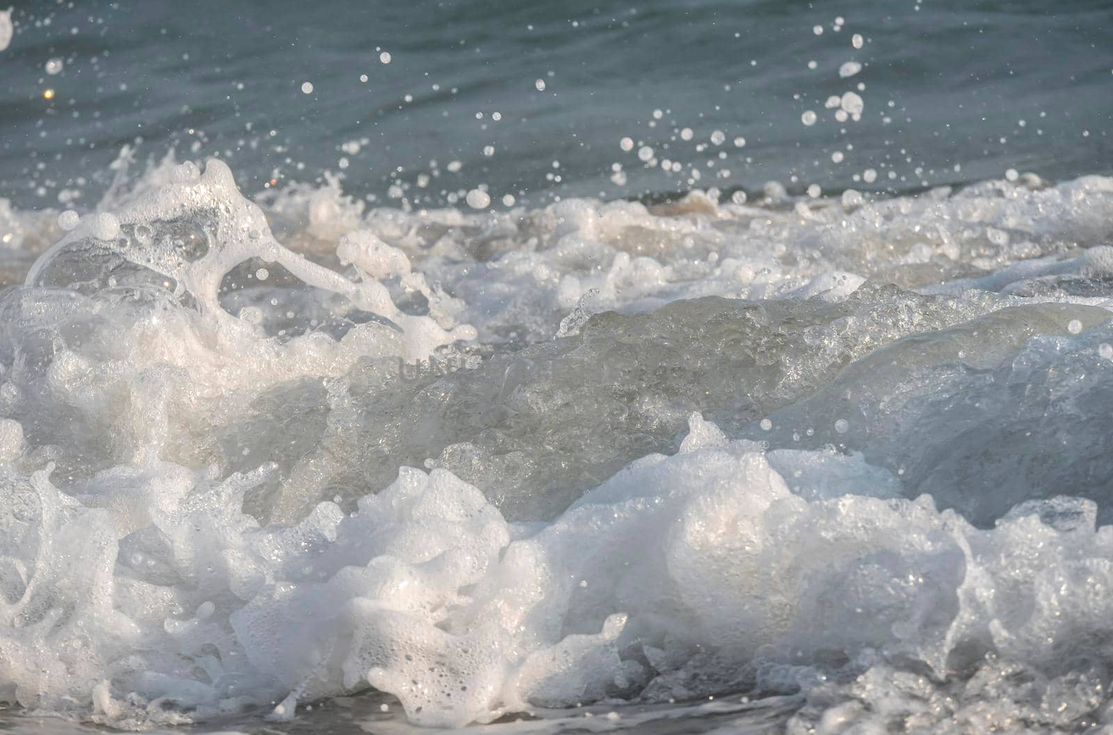 wave splash sea beach macro by alex_nako