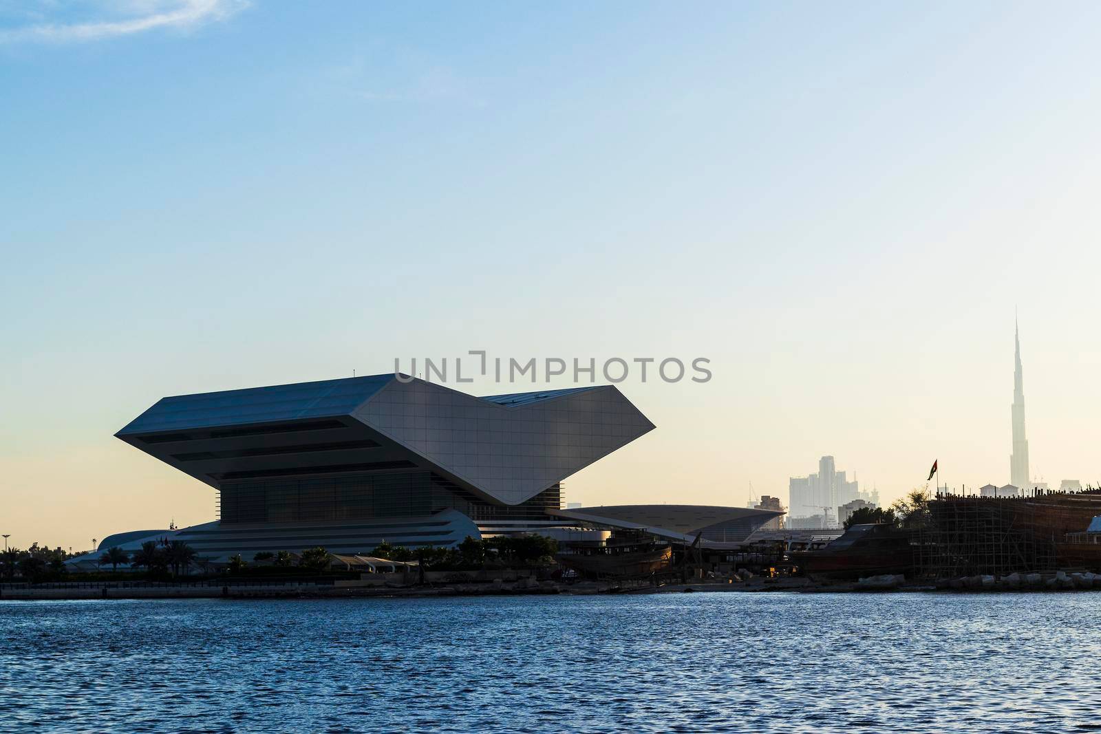 Dubai, UAE - 04.17.2021 New building of Sheikh Muhammad Bin Rashid library.