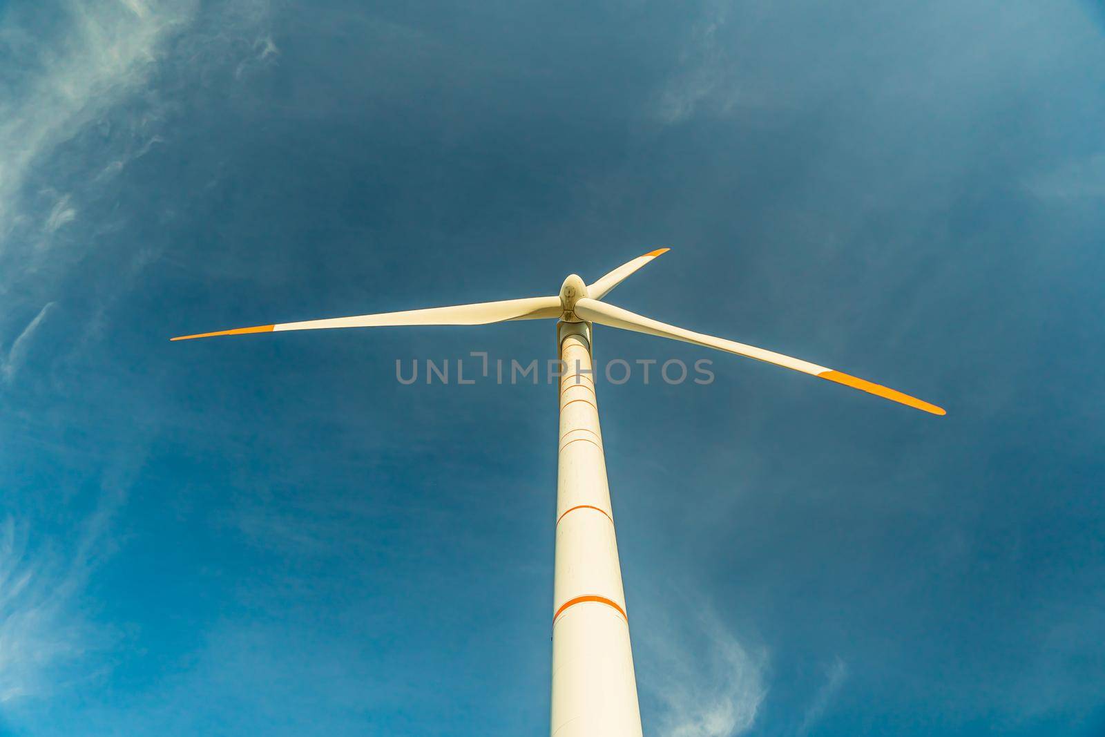 Green energy on wind turbines and wind turbines. Alternative energy sources and renewable energy sources. Power generation and generators of power plants.Wind farm and wind,environmental conservation by YevgeniySam