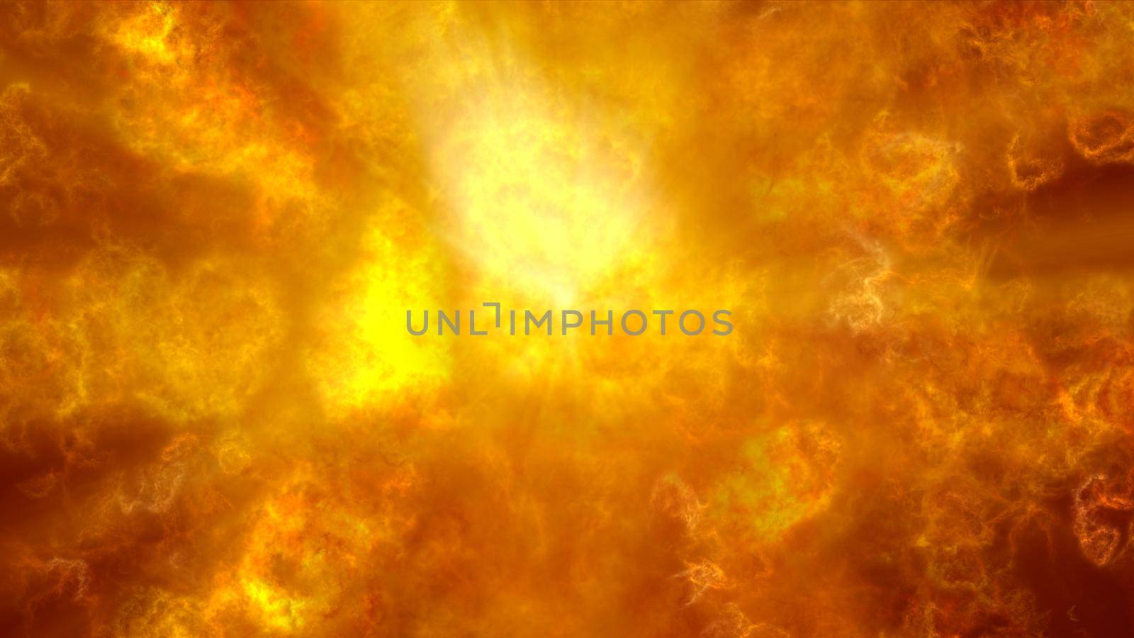 fire flame explosion in space by alex_nako