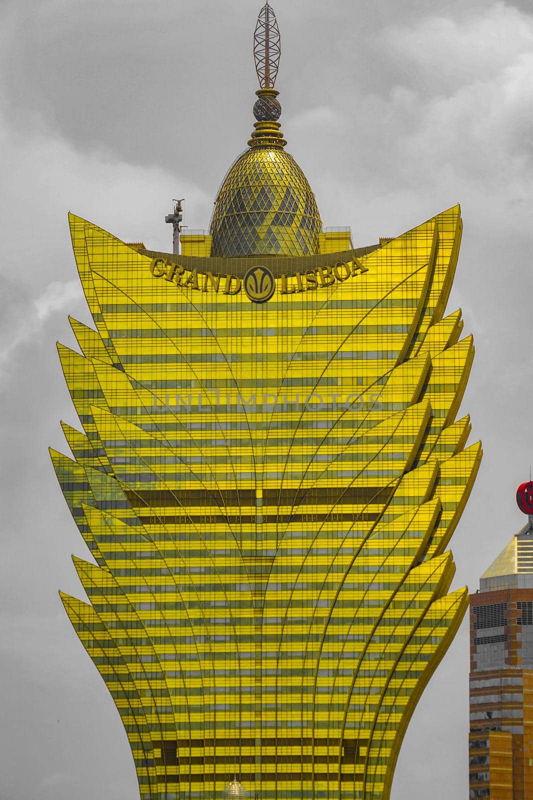 Grandris Bore and Macao cityscape. Shooting Location: Macao Special Administration