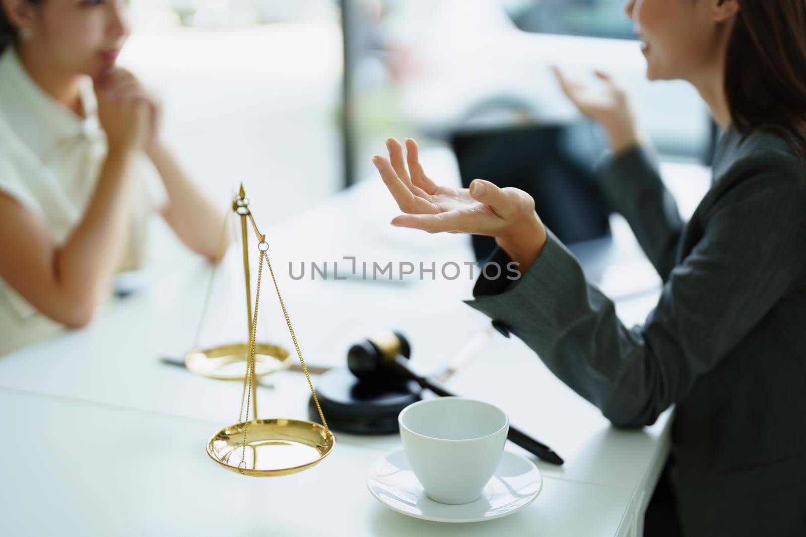 Legality and authenticity, customer portrait, consult with a lawyer by Manastrong