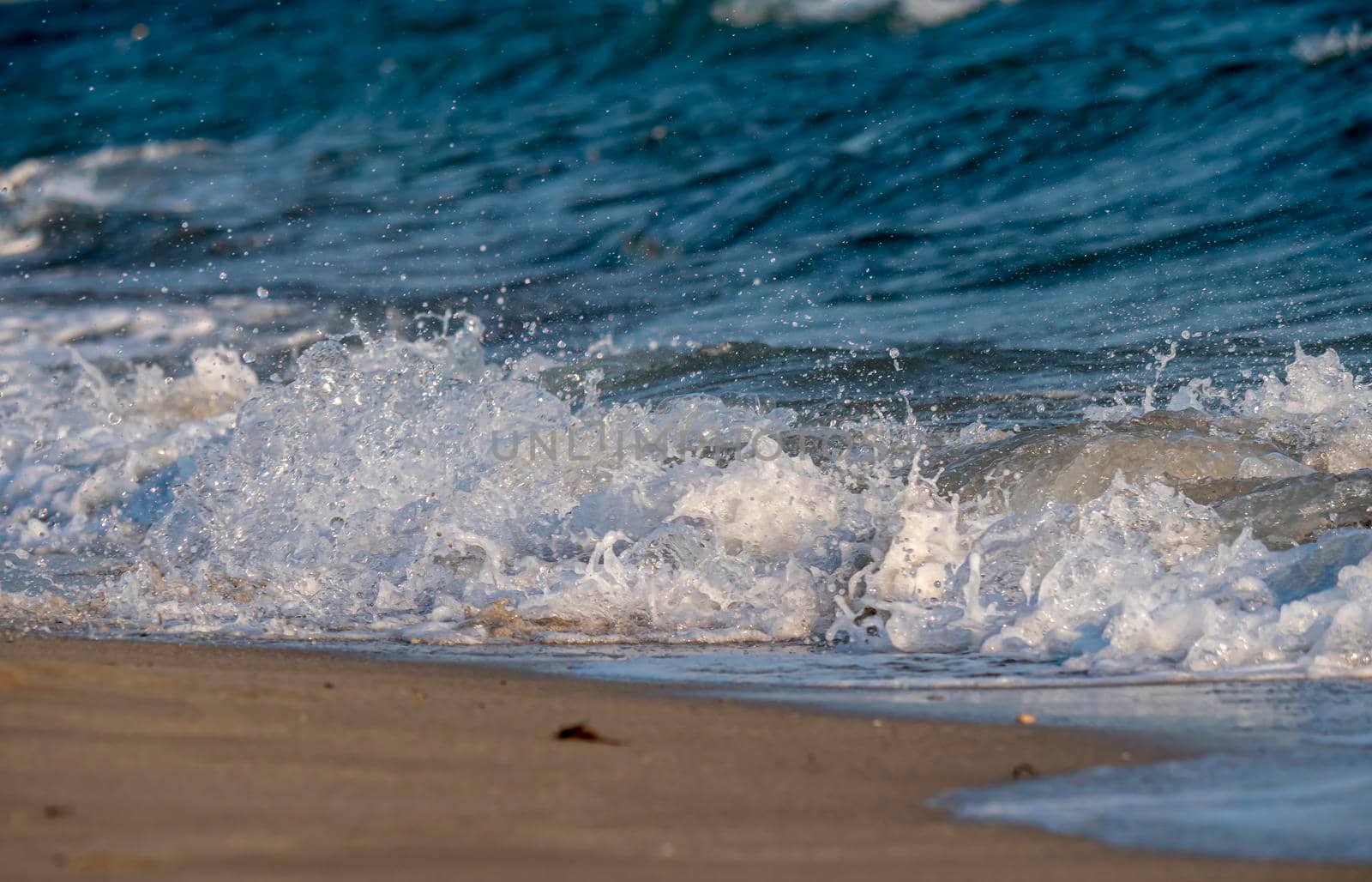 wave splash sea beach macro by alex_nako