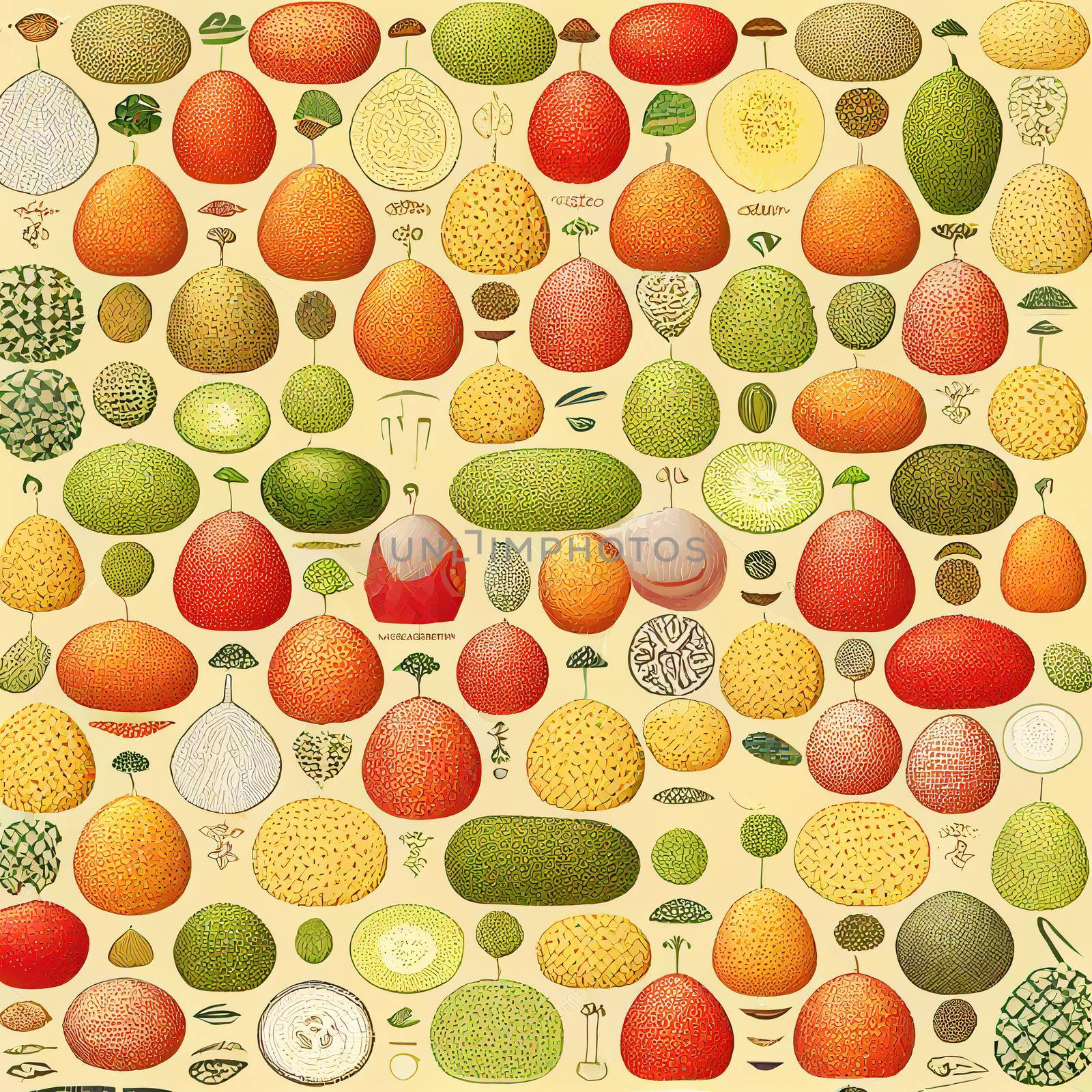 Thanksgiving Day Seamless Pattern Background Illustration. High quality 3d illustration