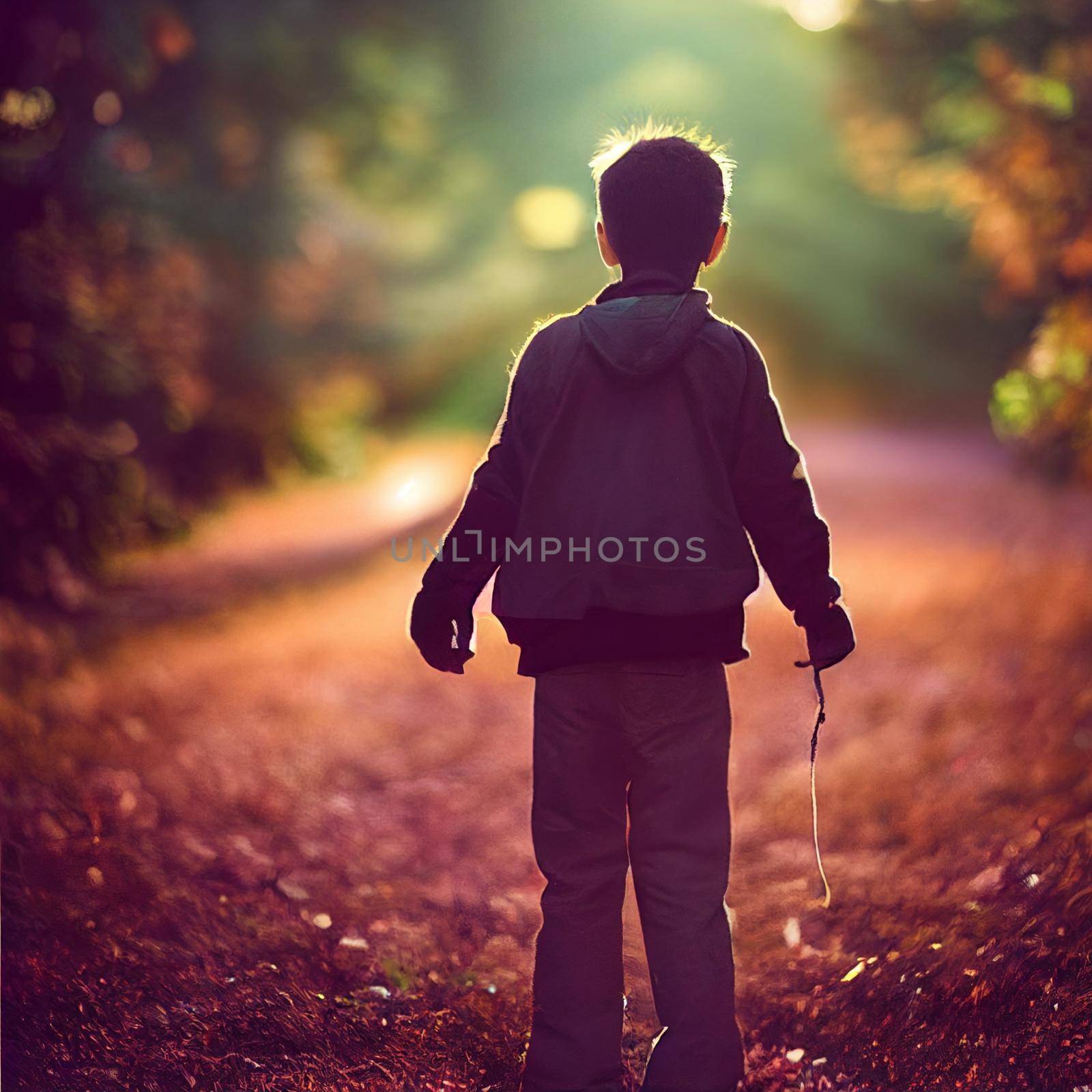 The boy is waiting for his dog by NeuroSky