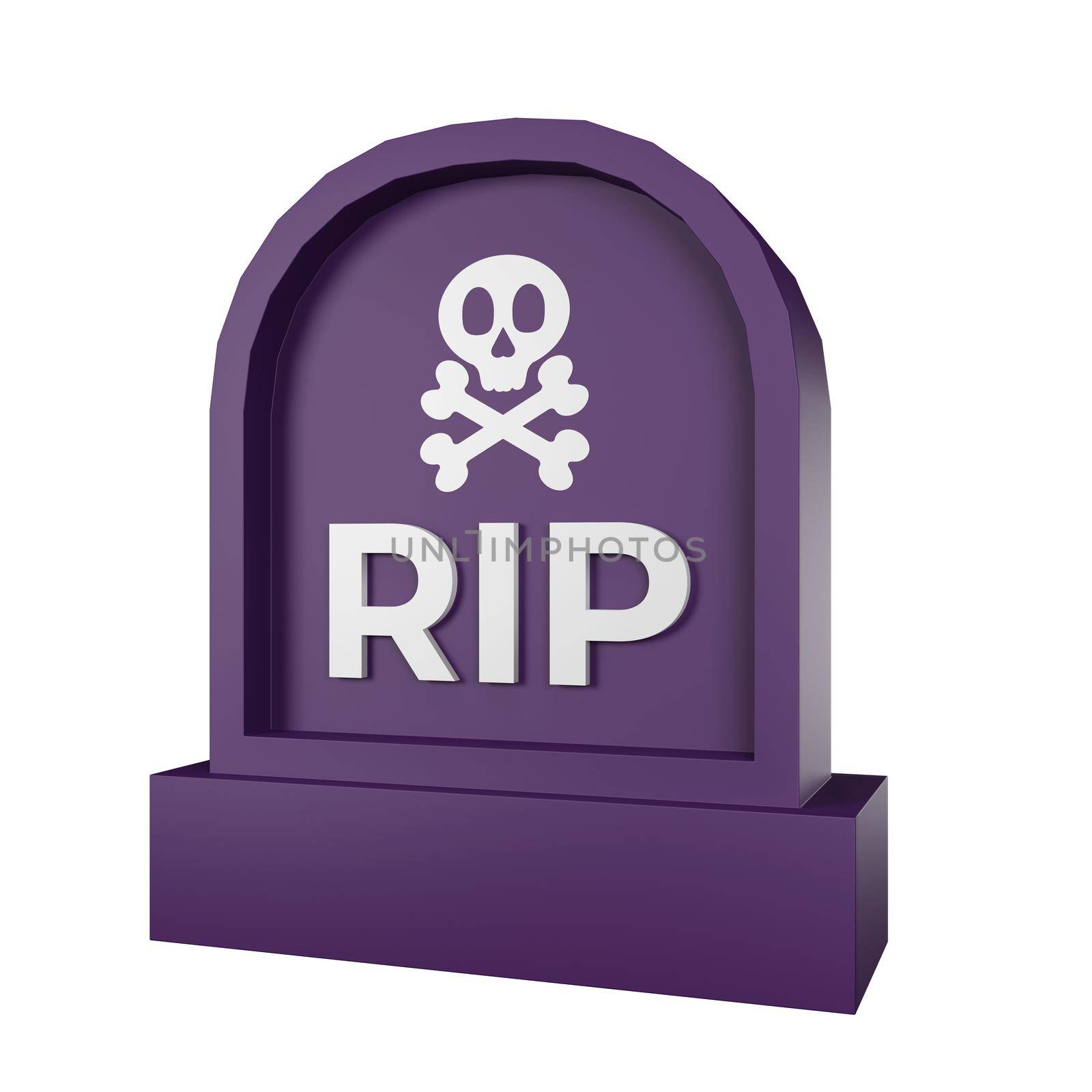 3d rendering of cemetery halloween icon by Rahmat_Djayusman