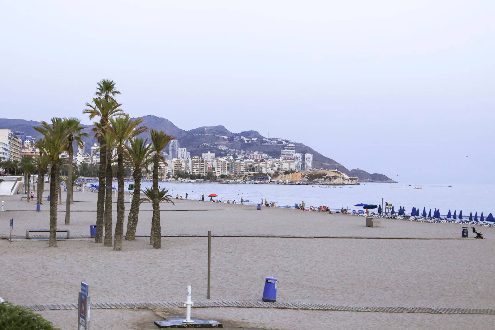 Poniente Beach with its beautiful promenade and viewpoint by soniabonet
