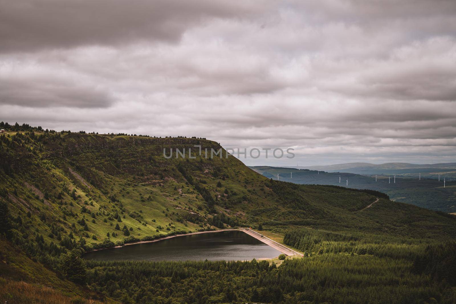 The black mountains in Wales. High quality photo