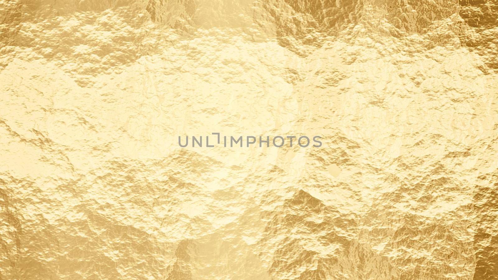 Gold metal background. Brushed metallic texture. 3d rendering by Taut