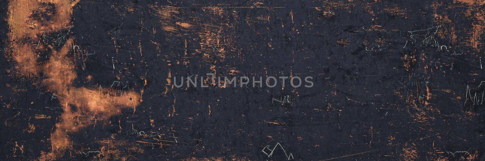 Grunge iron plate. Industrial metal background. 3d rendering by Taut