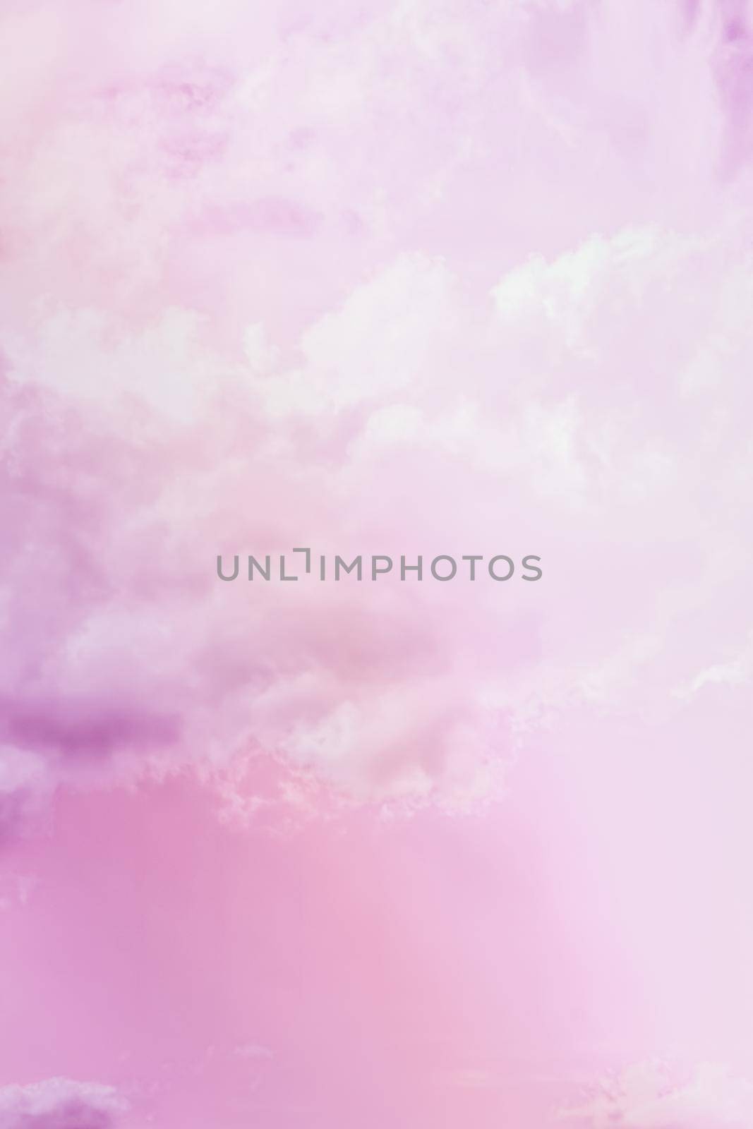 Magical dream, nature backdrop and spiritual holiday concept - Dreamy surreal sky as abstract art, fantasy pastel colours background for modern design