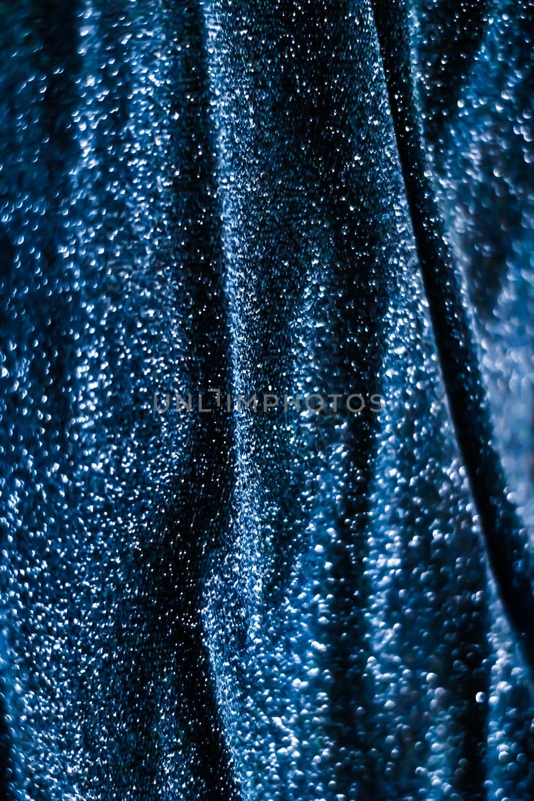 Luxe glowing texture, night club branding and New Years party concept - Blue holiday sparkling glitter abstract background, luxury shiny fabric material for glamour design and festive invitation