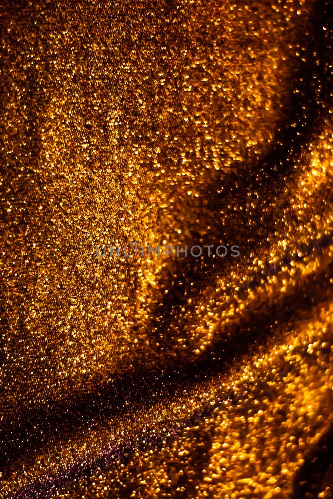 Bronze holiday sparkling glitter abstract background, luxury shiny fabric material for glamour design and festive invitation by Anneleven