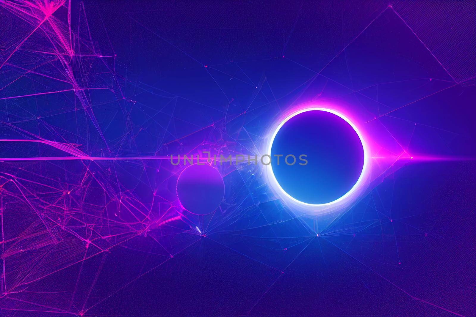 Abstract background on future cyber digital security network technology 