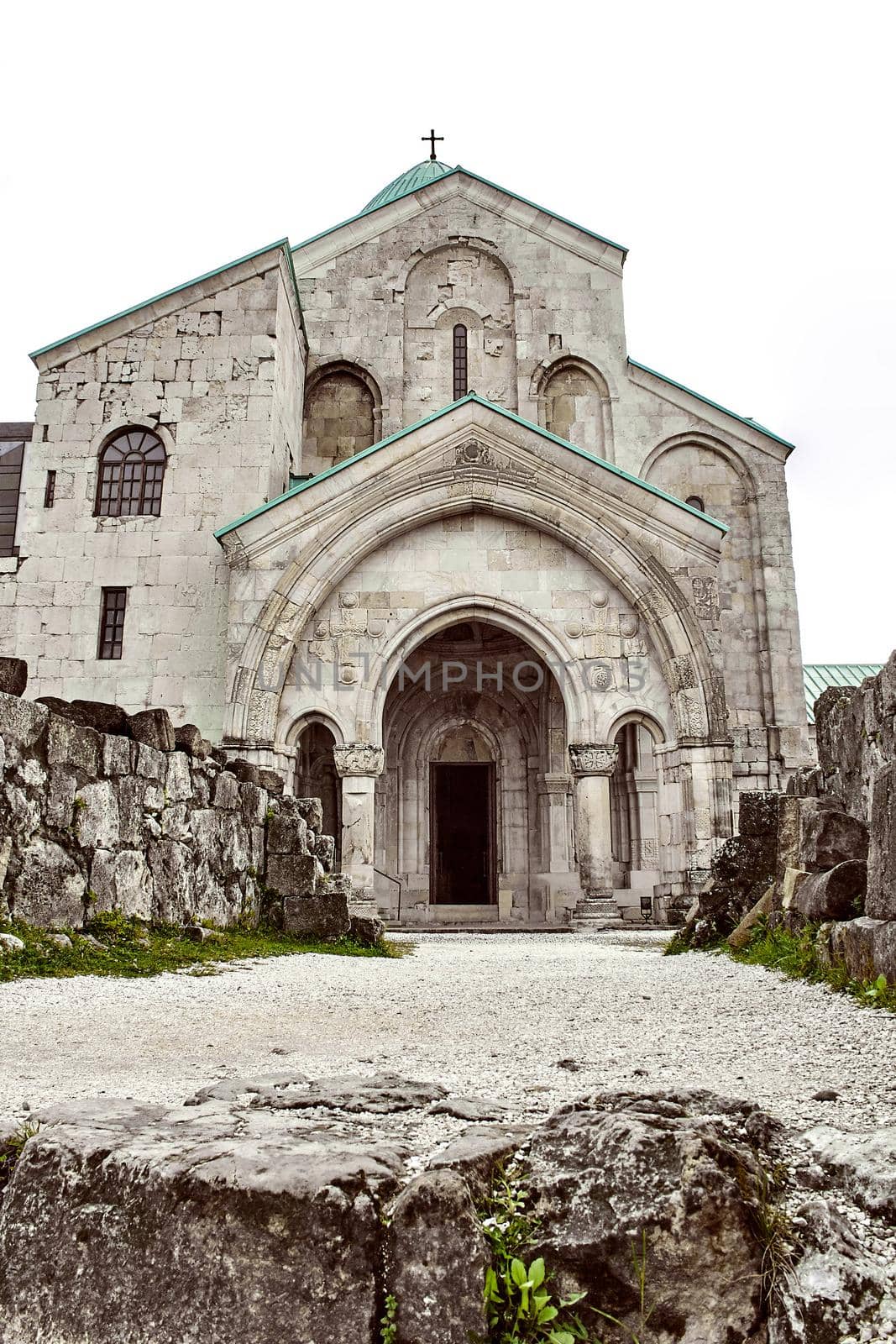 Church, located Racha region of Georgia, lower Svaneti mountains. Europe. Travels Nature