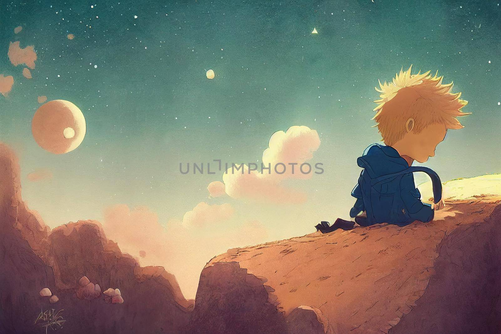 Le Petit Prince Illustration by 2ragon