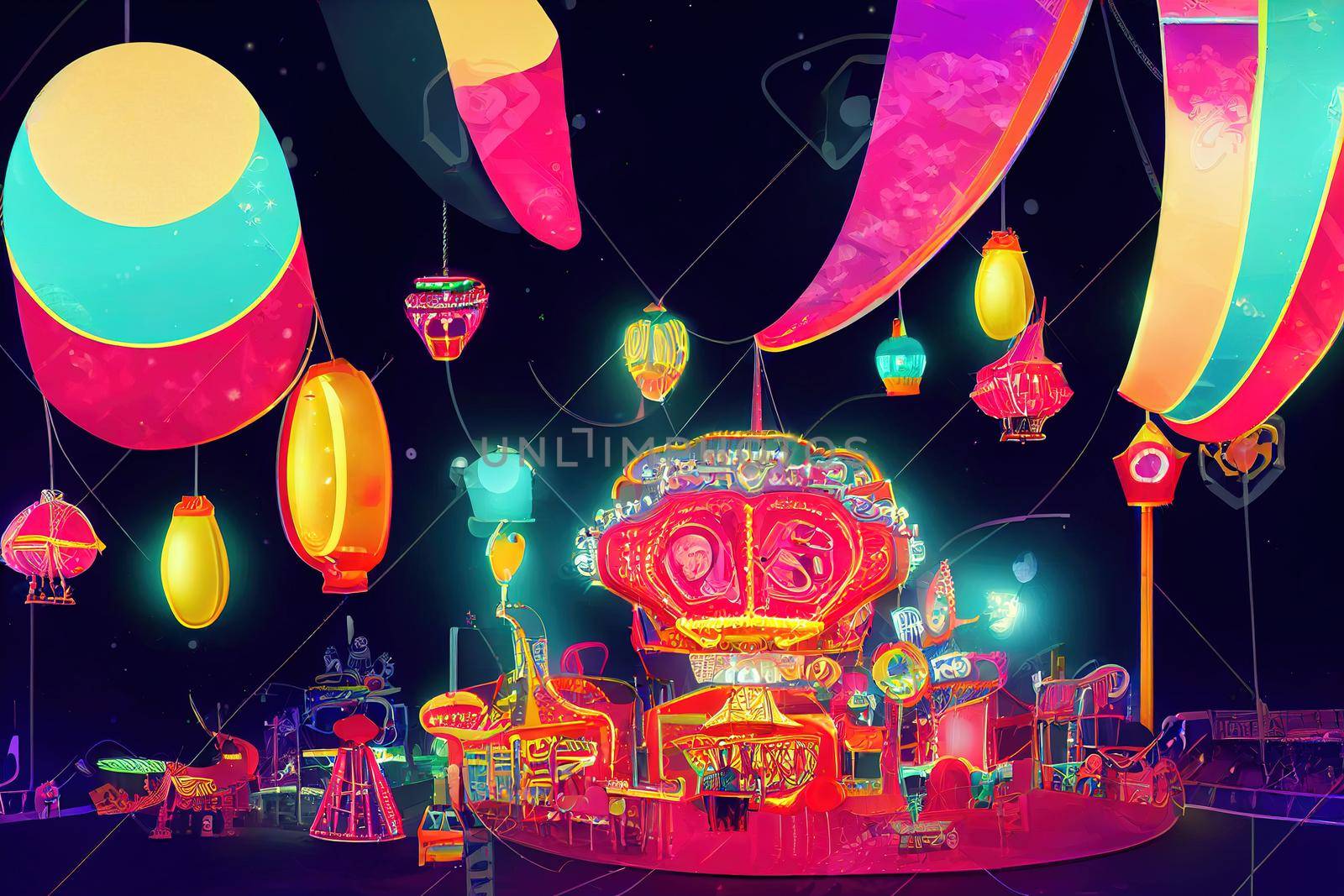 Funfair and carnival rides by 2ragon