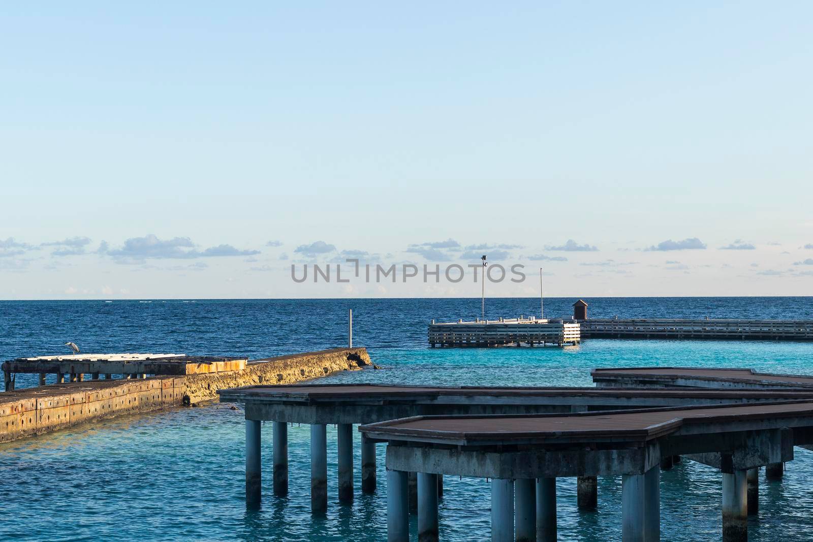 Pier at the tropical island. Outdoors by pazemin