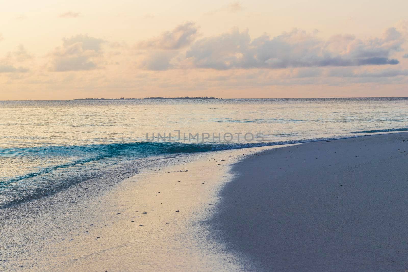 Dramatic sunrise over the sea. Nature by pazemin