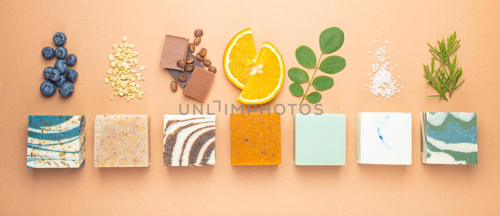 Assorted natural handmade soap bars by its_al_dente