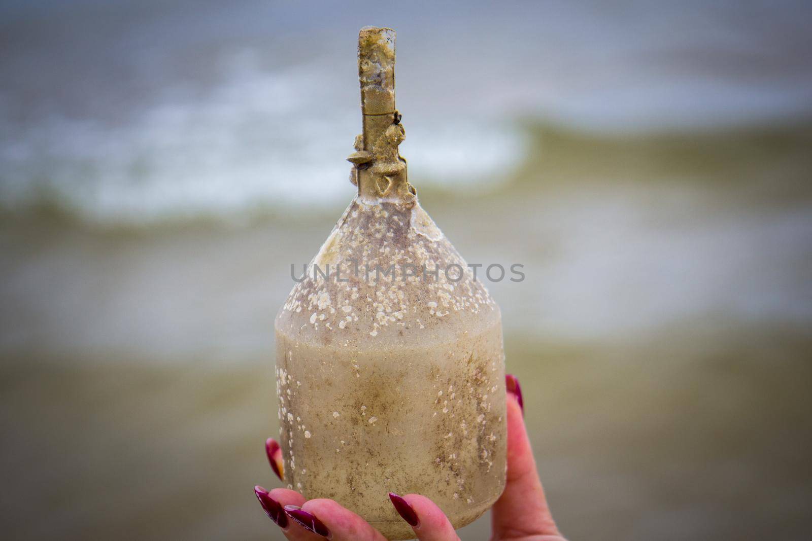 Real old bottle found on Baltic coast