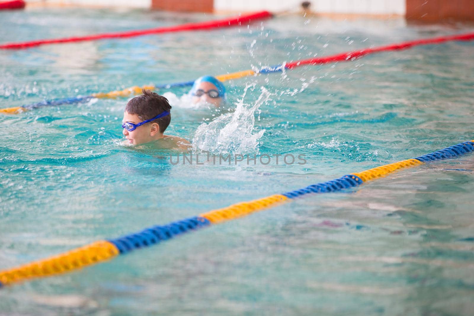 Children's swim training by Sviatlana