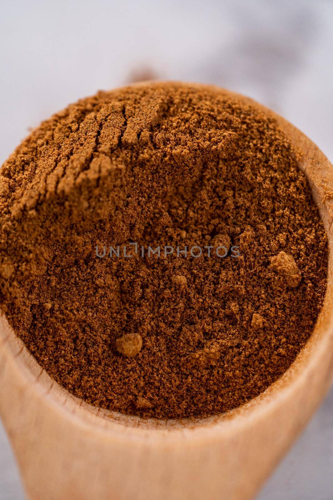 Homemade pumpkin pie spice for Autumn recipes.