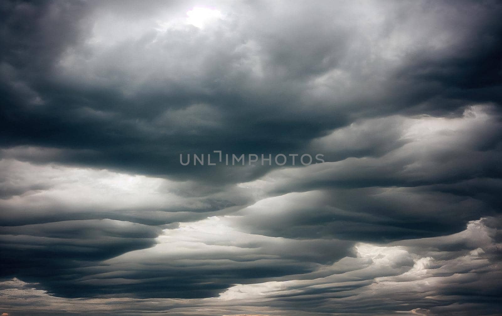 Stormy sky with dark gray cumulus cumulus background texture, thunderstorm.