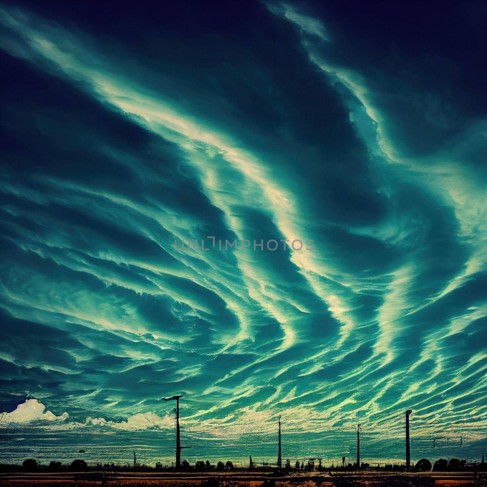 Stormy sky with dark gray cumulus cumulus background texture, thunderstorm.