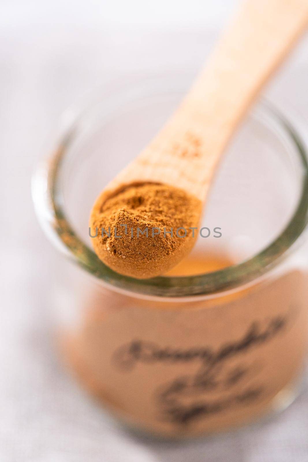 Homemade pumpkin pie spice for Autumn recipes.